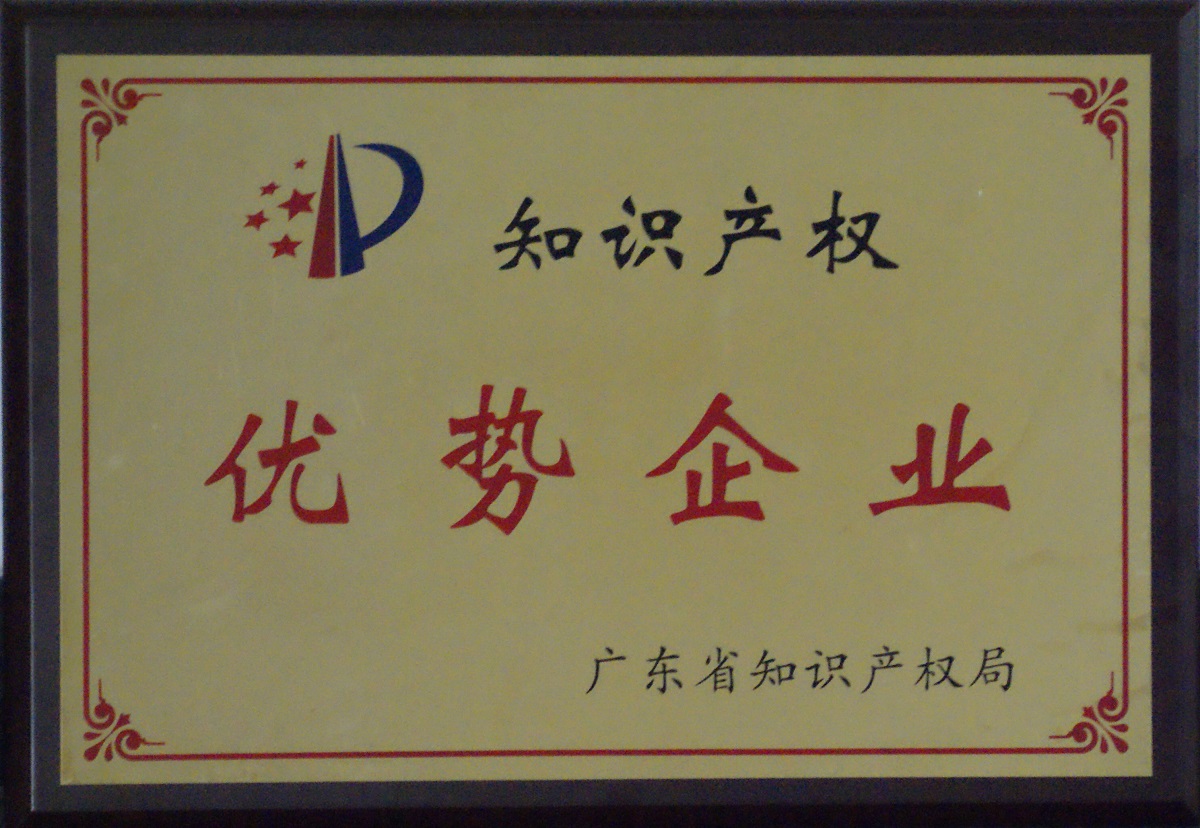 2008.07.16.廣東省知識(shí)產(chǎn)權(quán)優(yōu)勢企業(yè)